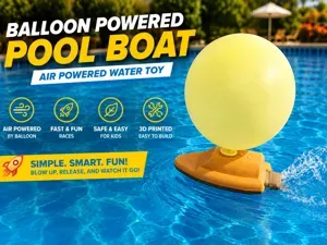 Balloon Powered Pool Boat – Air Powered Water Toy