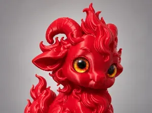 Fire Goat 2027 — New Year Cute Zodiac Figurine