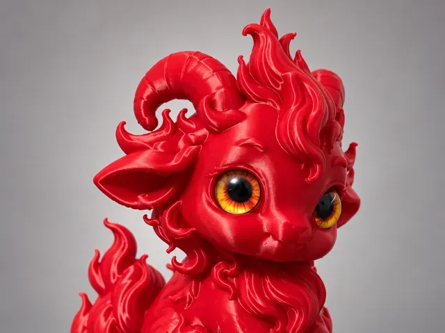 Fire Goat 2027 — New Year Cute Zodiac Figurine
