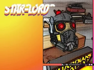 STAR-LORD Awesome Helmet - Detailed + led eyes
