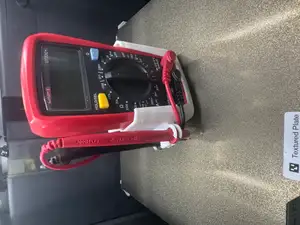 UNI-T UT33 Multimeter with IKEA Skadis Holder