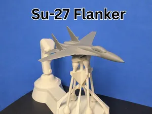 Su-27 Flanker - Display model and Jet Joystick