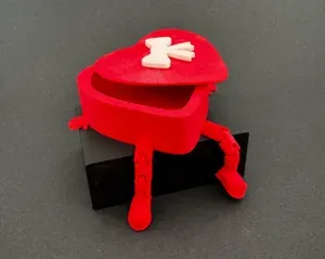 Articulated love box - gift box - valentine's day