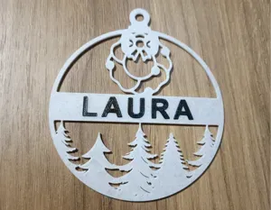 Christmas ornament with name