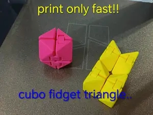 cubo fidget infinito a triancolo