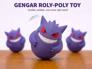 Wobbly Gengar Halloween Fidget Toy – NO AMS
