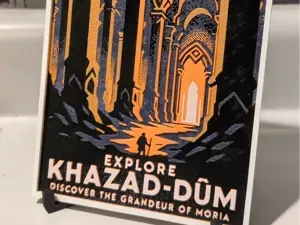Lord of the Rings - Khazad-Dum Moria Postcard