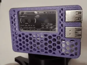 Raspberry Pi 5 Pwnagotchi case Waveshare v4 E-Ink