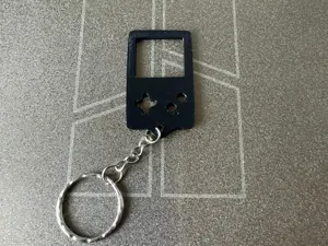 Retro Handheld Console Game Boy Keychain