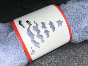 CHRISTMAS NAPKIN RING Minimal Holiday Table Decor