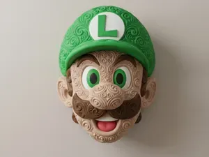 Luigi - Fan art - Arte de pared