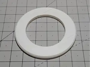Split Flange Snap-On Escutcheon for 3" PVC Pipe