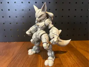Mecha Pokemon Series: Full Lucario Statue Design