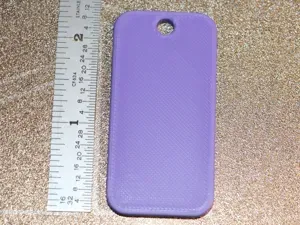 Keychain Blank 30x60mm 6mm Corners