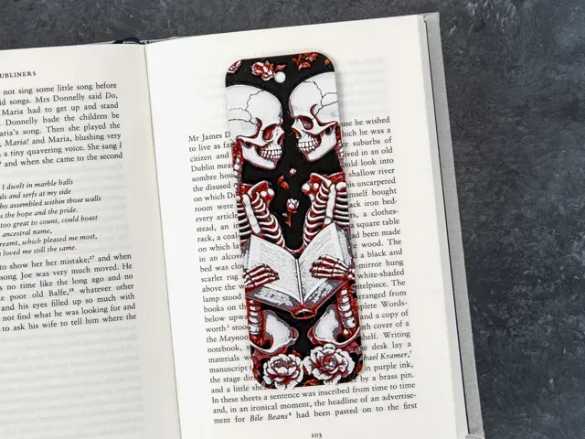 Skeleton Romance Bookmarks — Фото 5 из 5