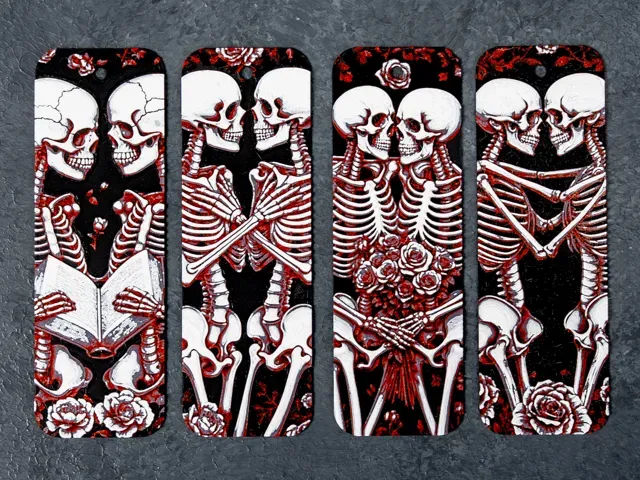 Skeleton Romance Bookmarks — Фото 4 из 5