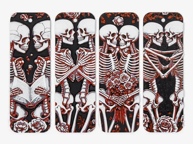 Skeleton Romance Bookmarks — Фото 2 из 5