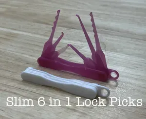 Slim 6 in 1 Toy Lock Pick