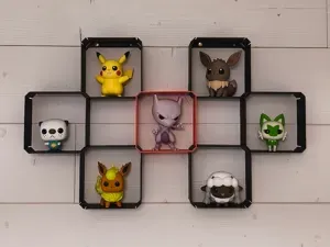 POP figurine modular shelf