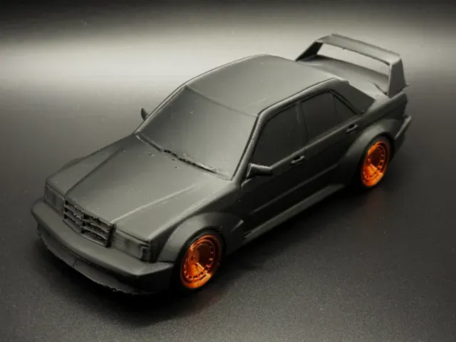 Mercedes 190E Evo II Restomod - 1/24 Scale model!