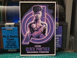 Black Panther: Wakanda Forever Poster - Hueforge