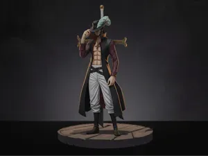 Dracule Mihawk One Piece - Fan Art Action Figure