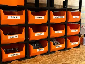 Modular Storage Rack & Bins System