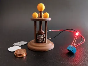 Volta battery pile functional experiment customize