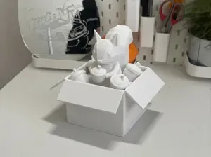 Cute Squirrel in a Box | Acorn Collector