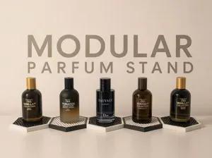 Modular Perfume Stand | Hexagon Organizer