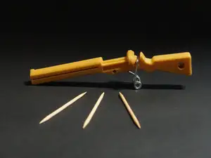 Clothespin Spring Toothpick Launcher