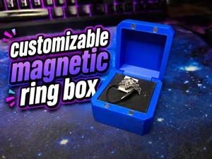 Customizable Magnetic Ring Box