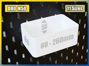 IKEA Skadis Container D80 H50