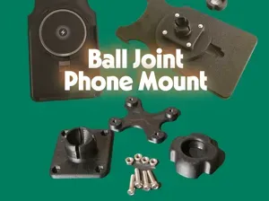 Adjustable Ball Joint Magnetic Phone Charger Mount