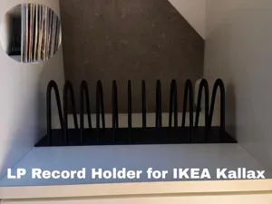 Vinyl Record LP Holder for IKEA Kallax