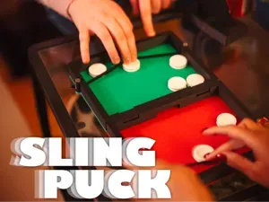 Sling Puck: Portable Party Game - Folding Board!!
