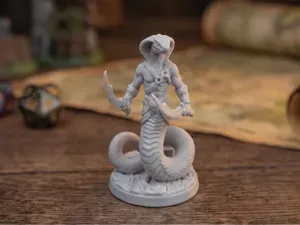 Yuan-Ti Malison - Cobra Serpentfolk Dual Duelist