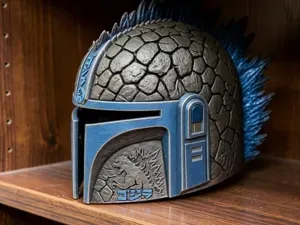 Godzilla/Mando Mashup Helmet
