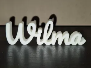 Wilma Name Sign Display Decor