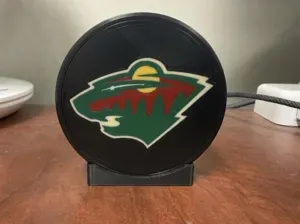 Minnesota Wild Multi-Color Display Puck