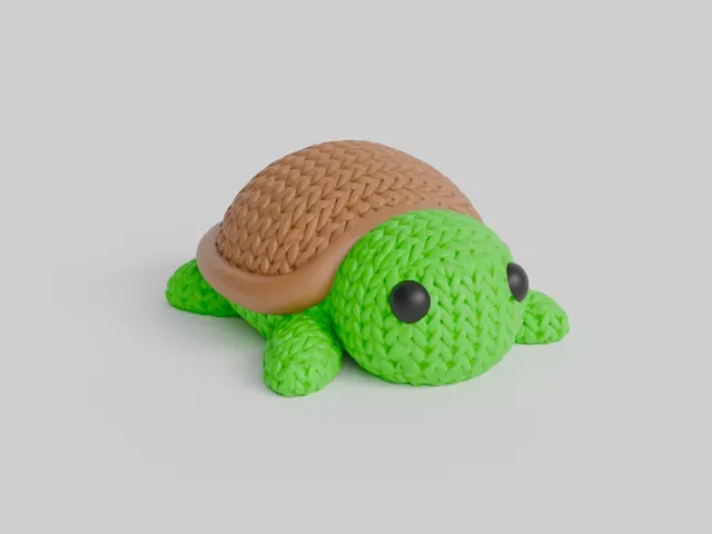 Knitted Turtle — Image 4 of 4