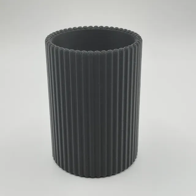 Modern designed Ribbed Pencil Holder, Pencil Cup — Фото 2 из 4
