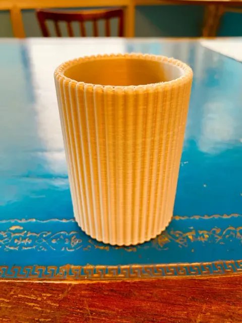 Modern designed Ribbed Pencil Holder, Pencil Cup — Фото 4 из 4