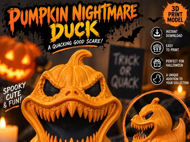 Pumpkin Nightmare Duck