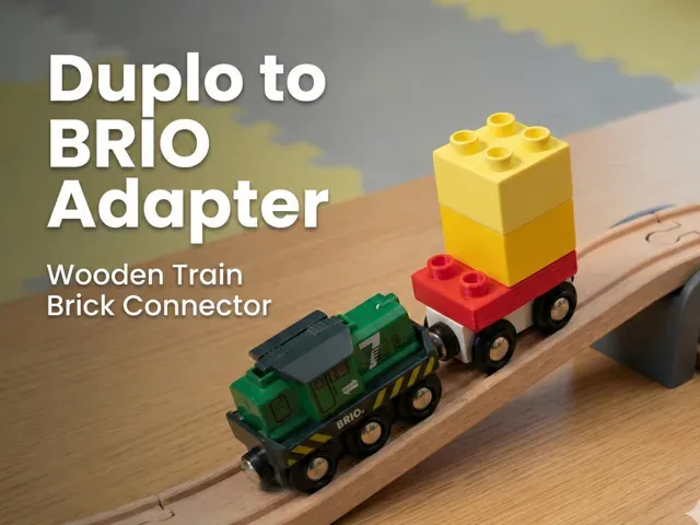 Duplo to BRIO Cargo Adapter