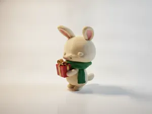 Bnny Rabbit Figurine Chibi & Cute 3D Printable