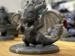 DnD Baby Dragon 2 Fantasy RPG Miniature