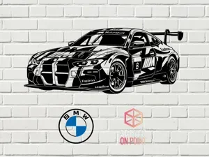 BMW GT3 - 2D WALL ART