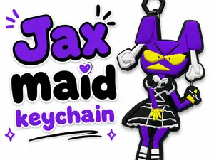 jax maid outfit TADC (the amazing digital circus)
