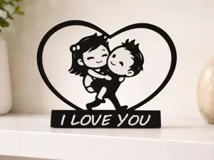 I Love You gift, customizable text